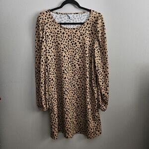 Crown & Ivy Animal Print Dress